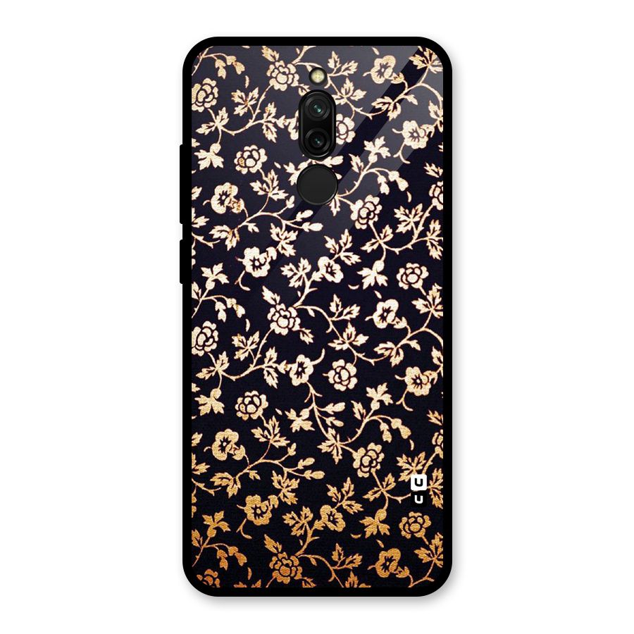 Most Beautiful Floral Glass Back Case for Redmi 8