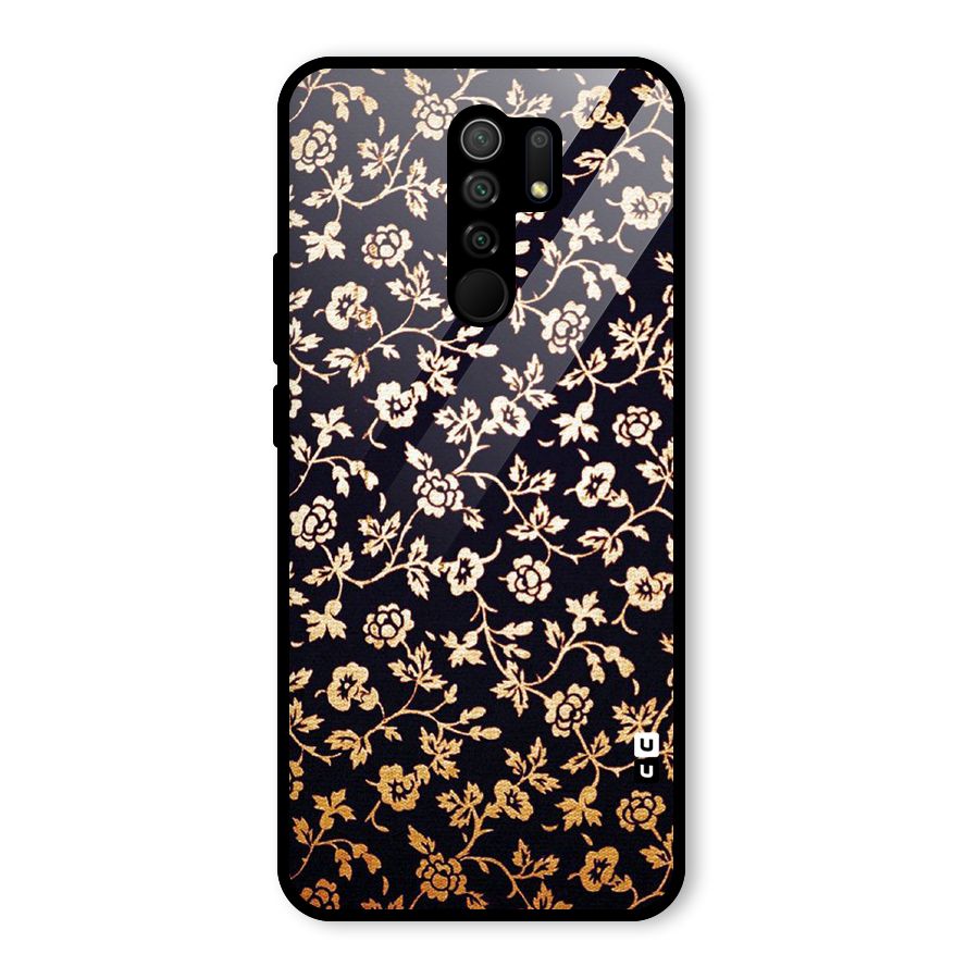 Most Beautiful Floral Glass Back Case for Redmi 9 Prime