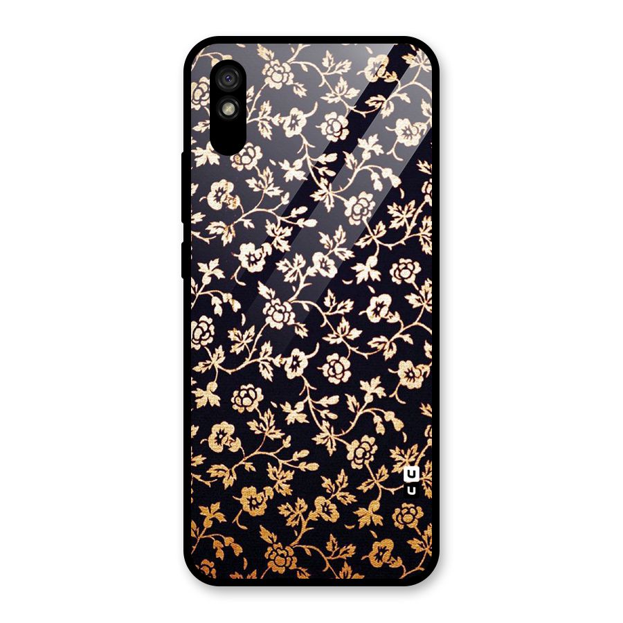 Most Beautiful Floral Glass Back Case for Redmi 9i
