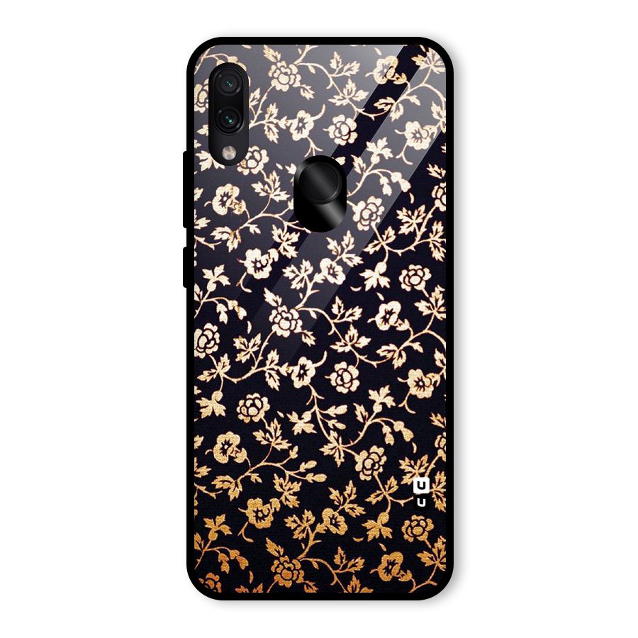 Most Beautiful Floral Glass Back Case for Redmi Note 7