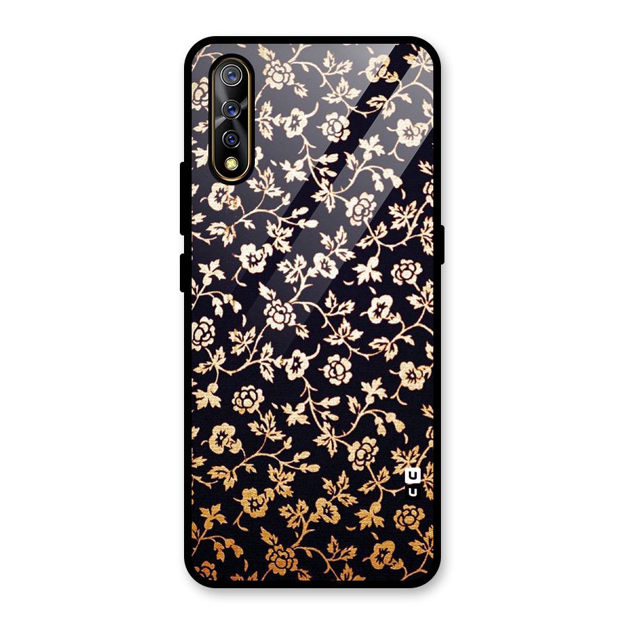 Most Beautiful Floral Glass Back Case for Vivo S1