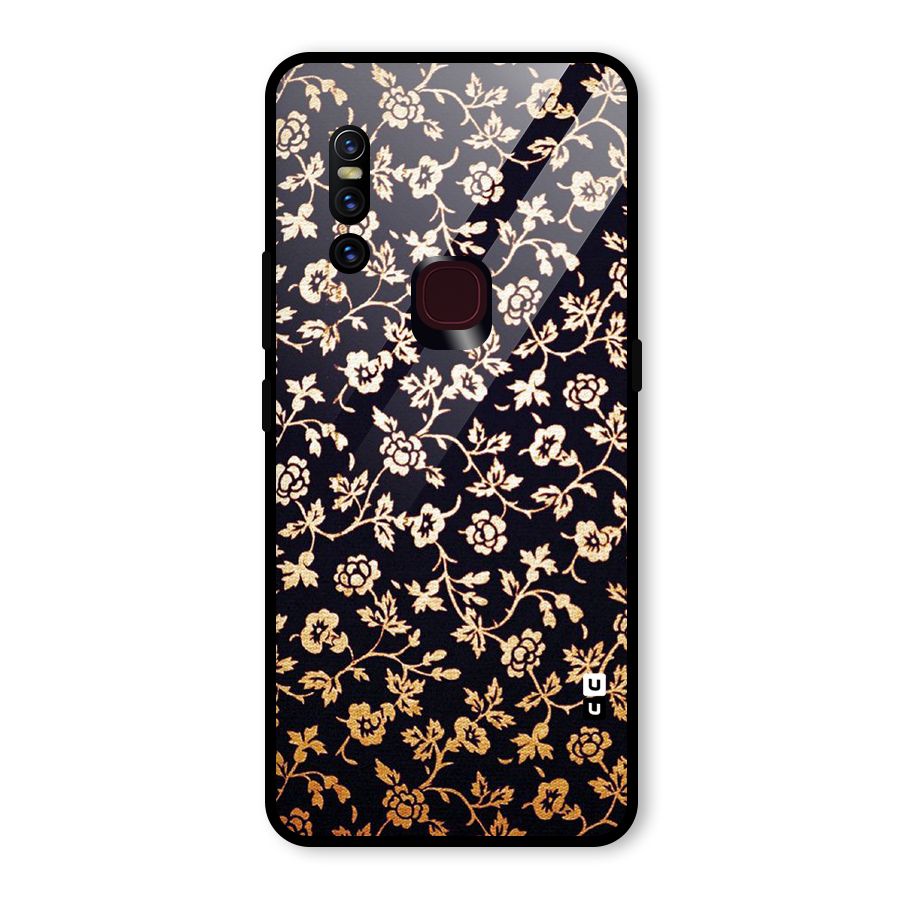 Most Beautiful Floral Glass Back Case for Vivo V15