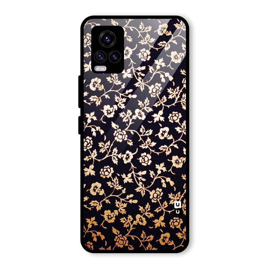 Most Beautiful Floral Glass Back Case for Vivo V20