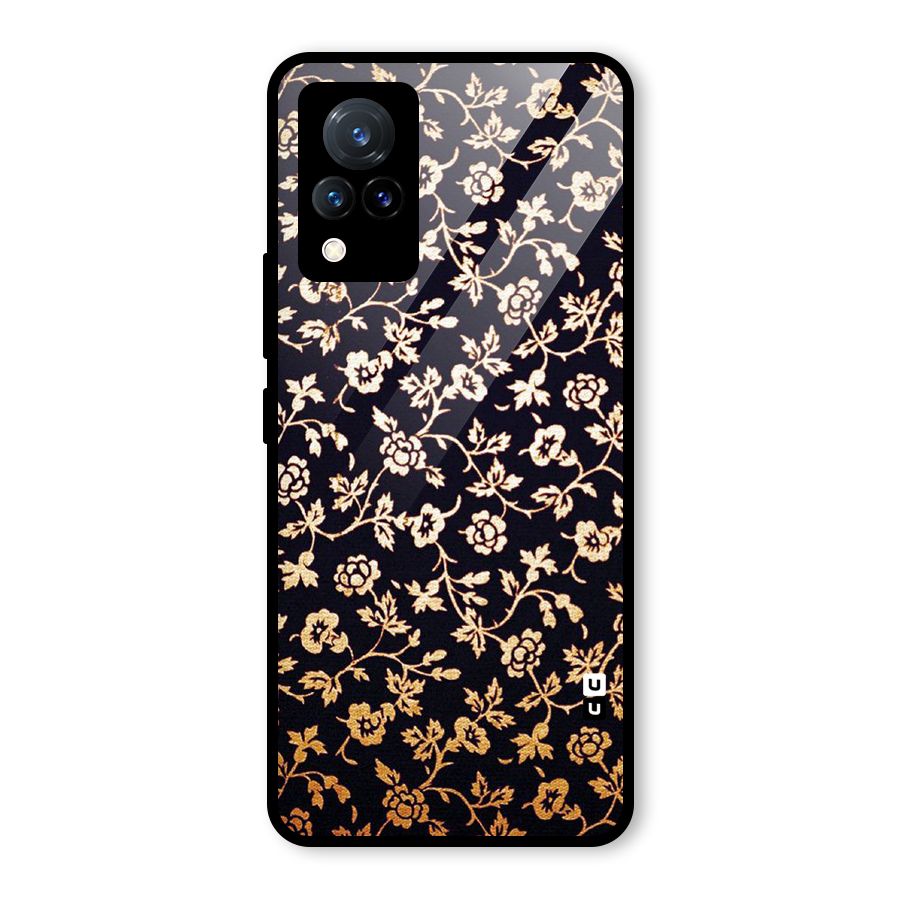 Most Beautiful Floral Glass Back Case for Vivo V21 5G