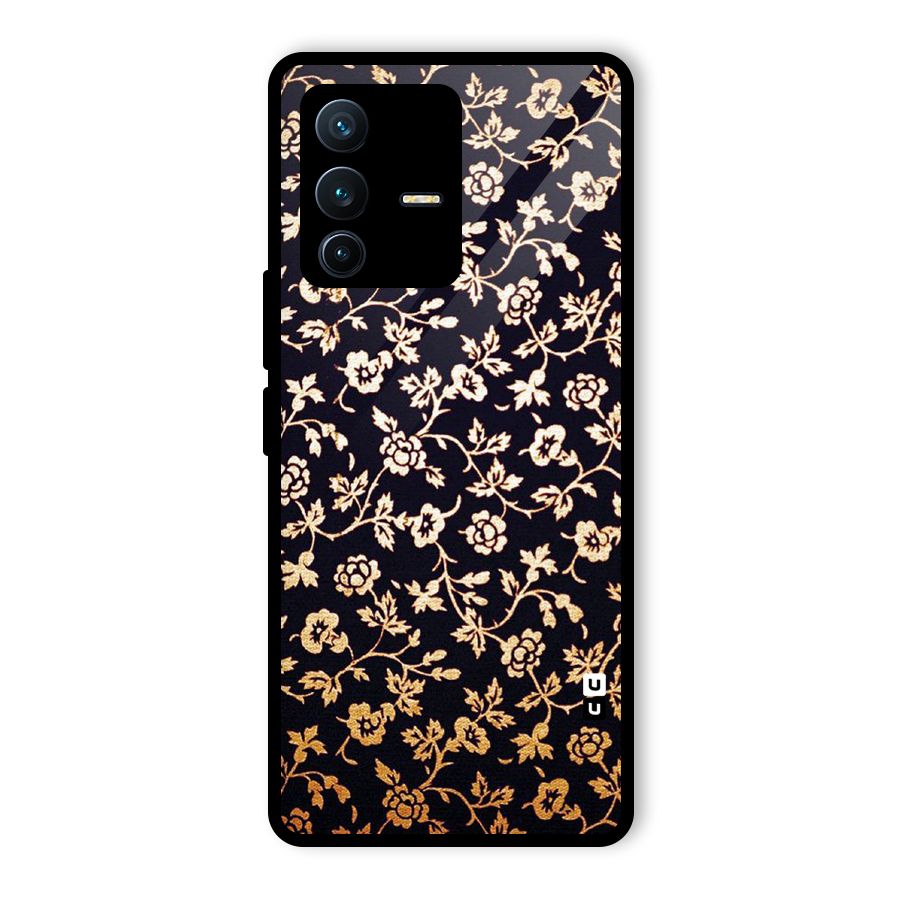 Most Beautiful Floral Glass Back Case for Vivo V23 Pro