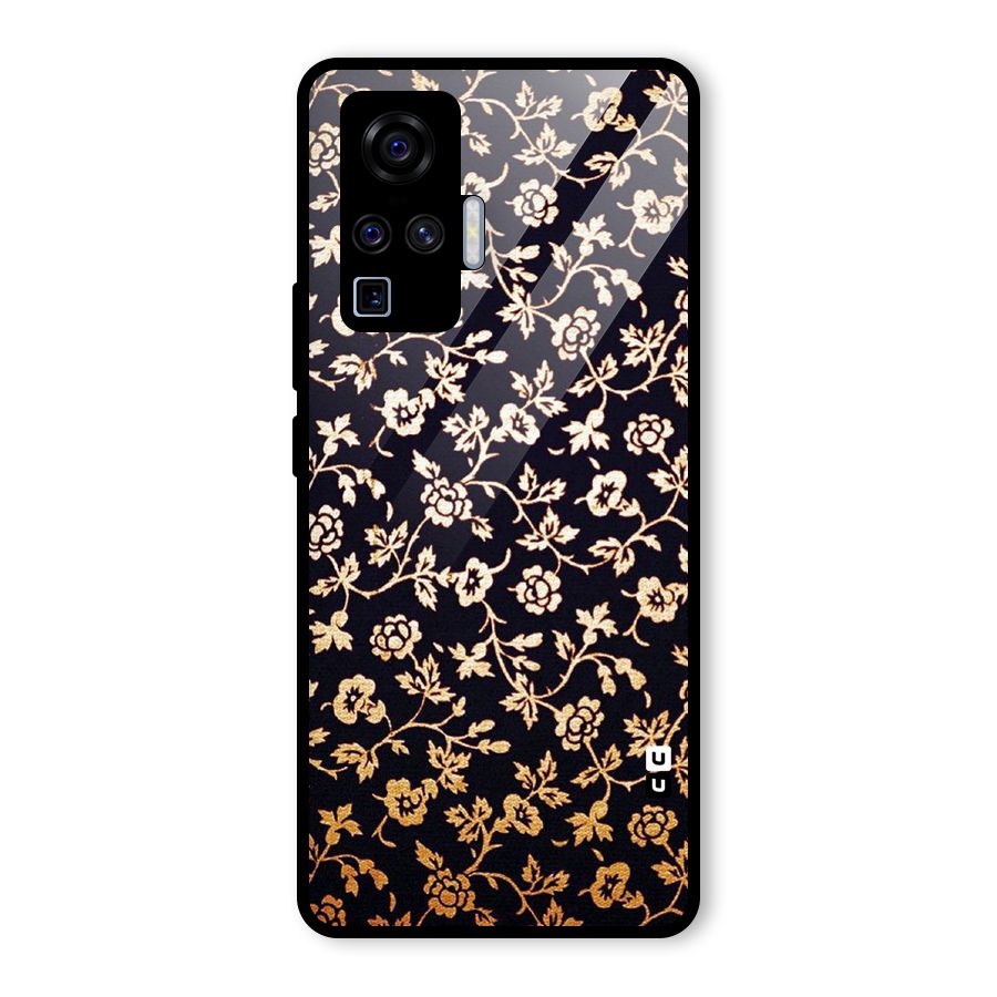 Most Beautiful Floral Glass Back Case for Vivo X50 Pro
