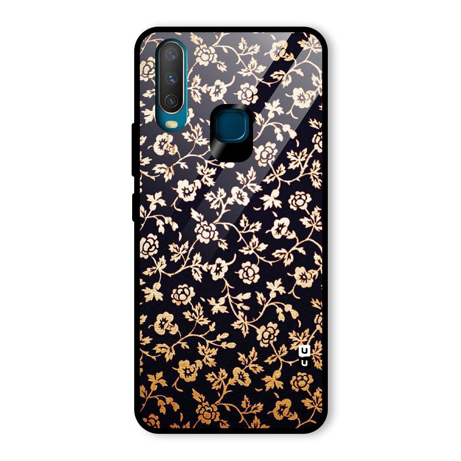 Most Beautiful Floral Glass Back Case for Vivo Y15