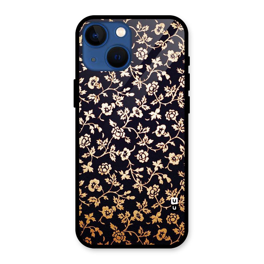 Most Beautiful Floral Glass Back Case for iPhone 13 Mini