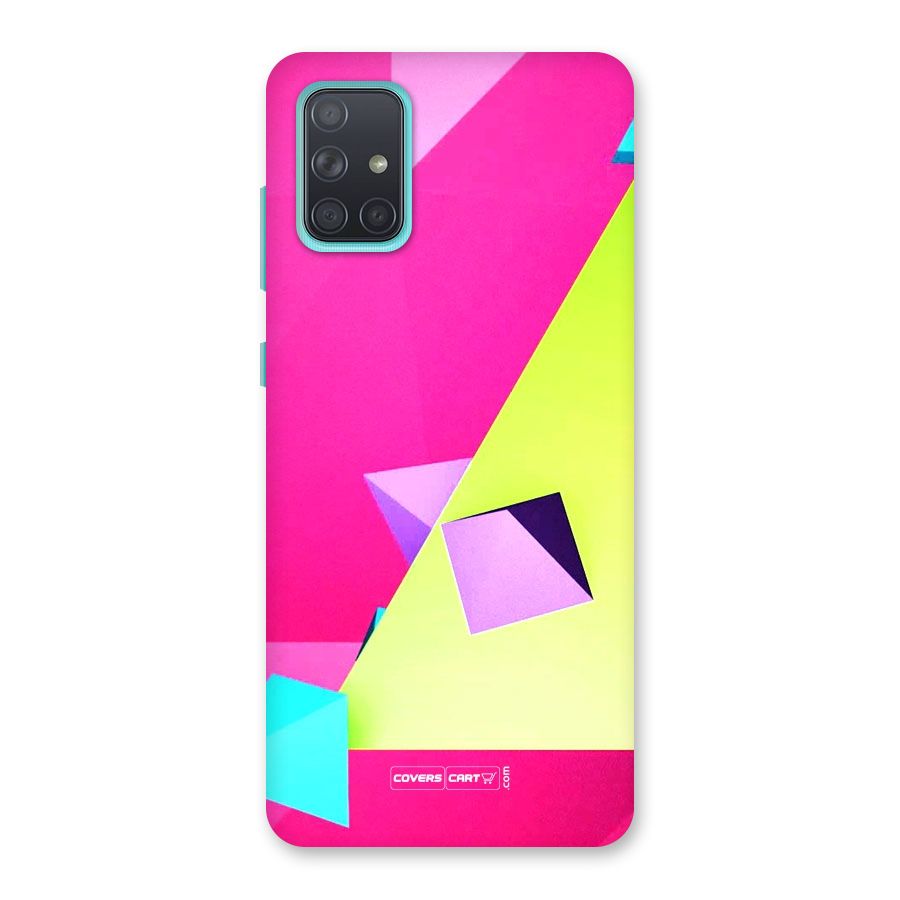 Motion Triangles Back Case for Galaxy A71