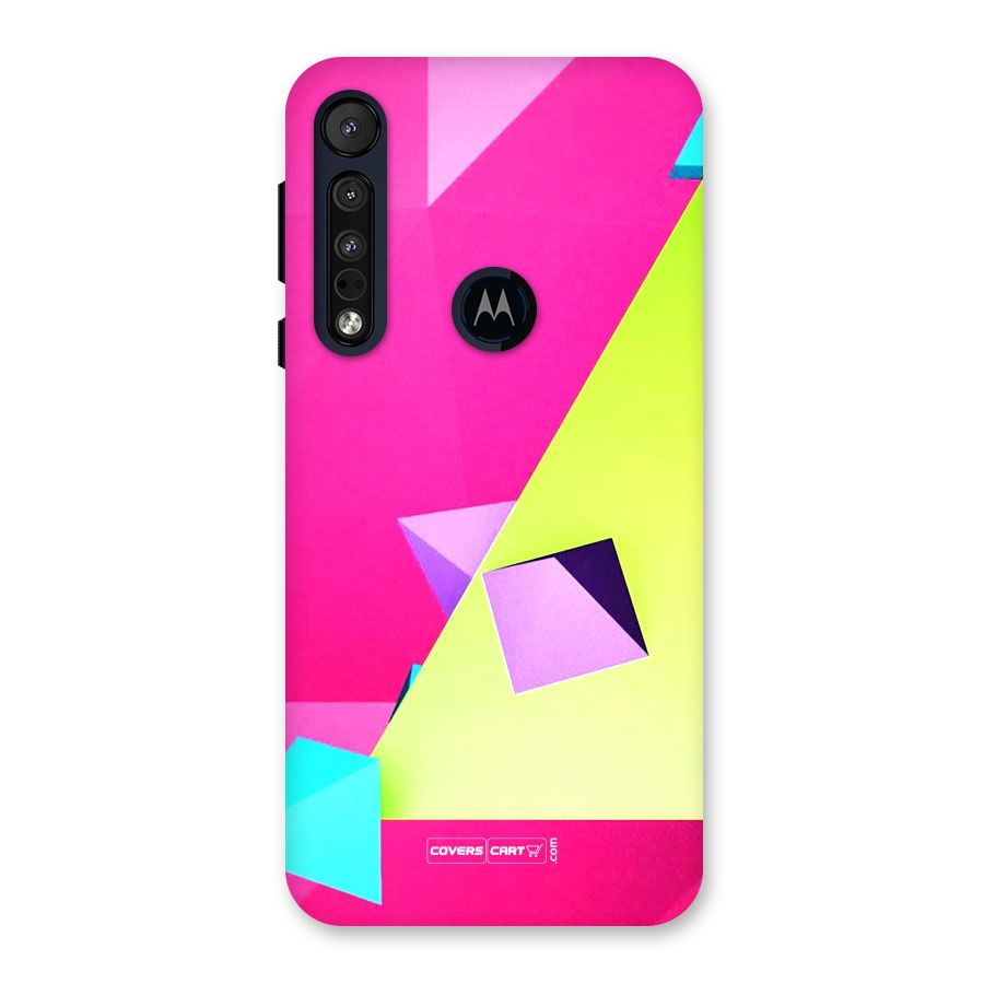 Motion Triangles Back Case for Motorola One Macro