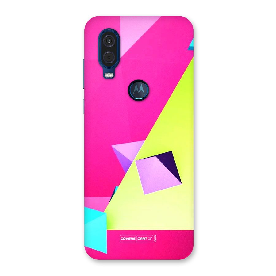 Motion Triangles Back Case for Motorola One Vision