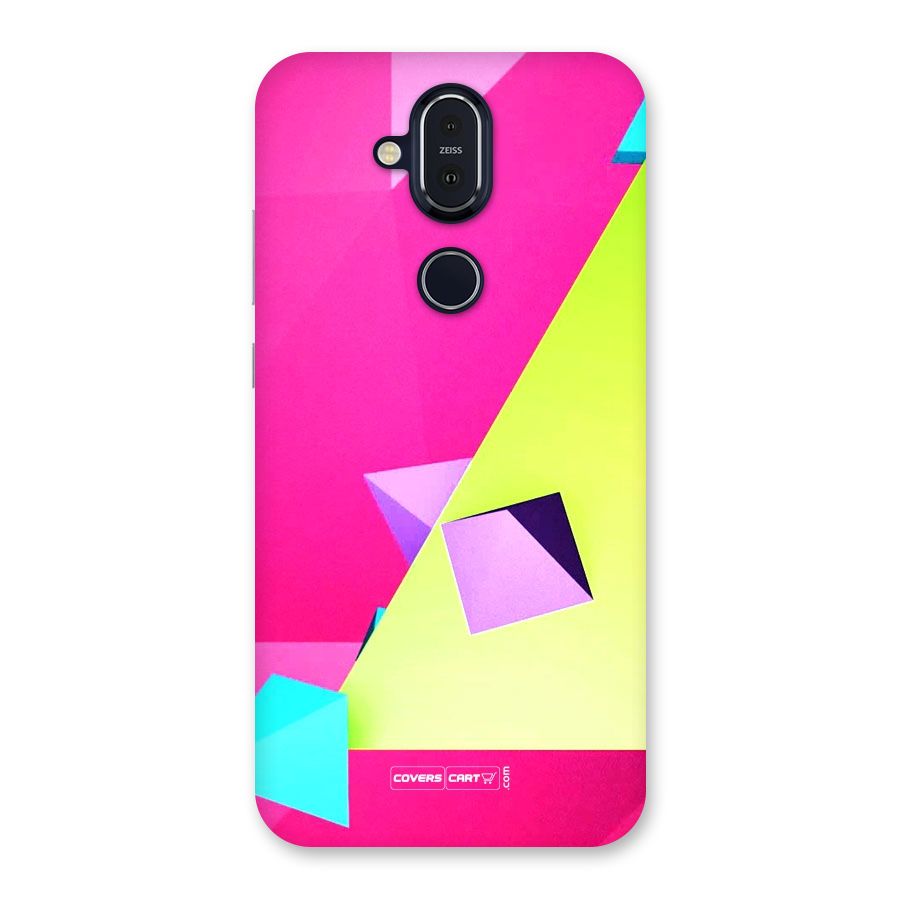 Motion Triangles Back Case for Nokia 8.1