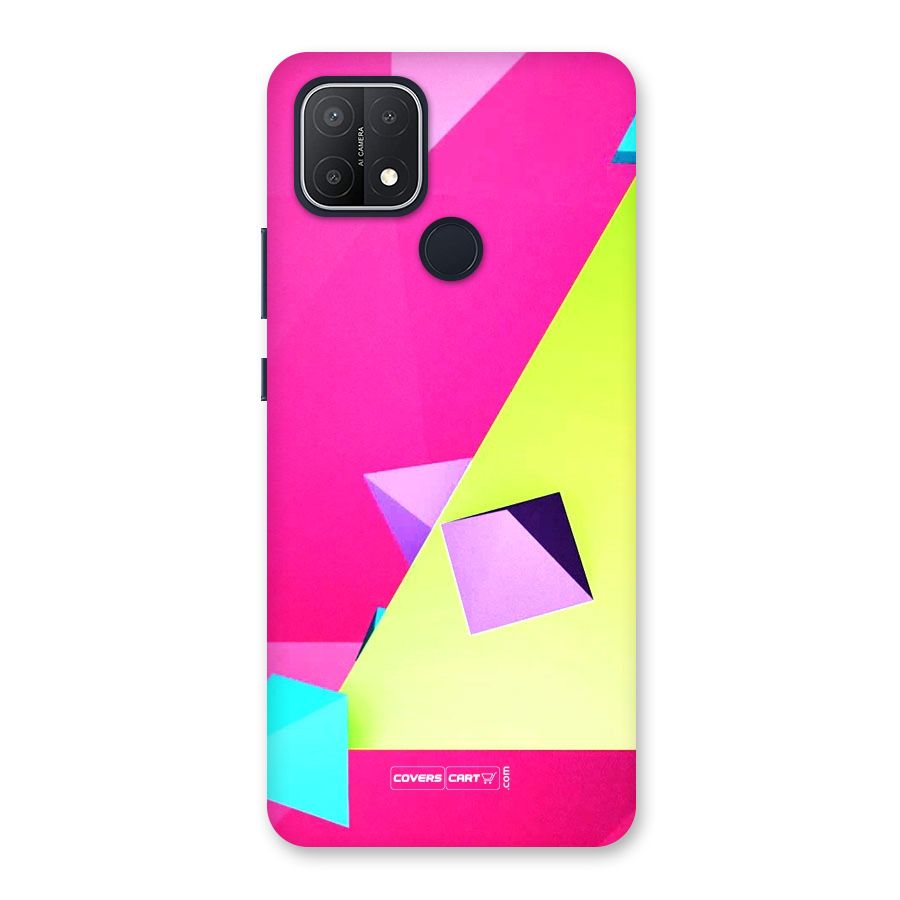 Motion Triangles Back Case for Oppo A15