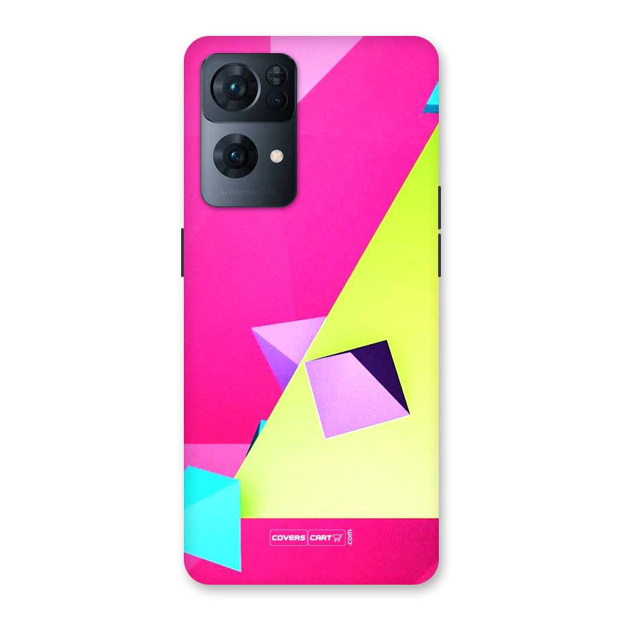 Motion Triangles Back Case for Oppo Reno7 Pro 5G