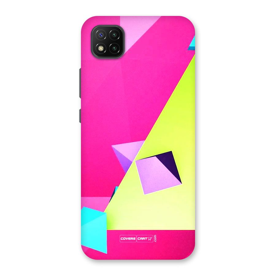Motion Triangles Back Case for Poco C3