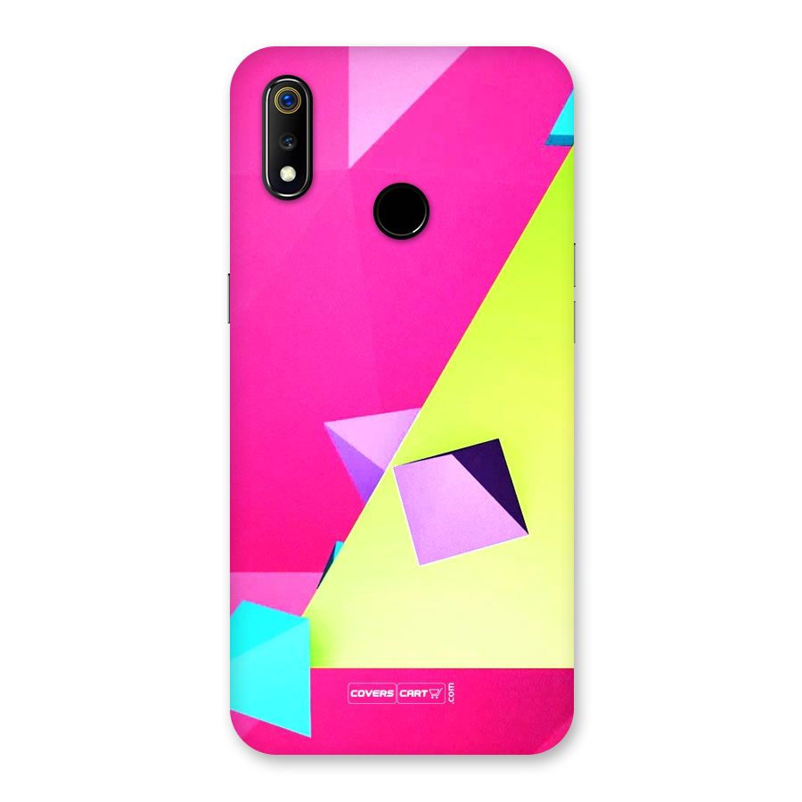 Motion Triangles Back Case for Realme 3