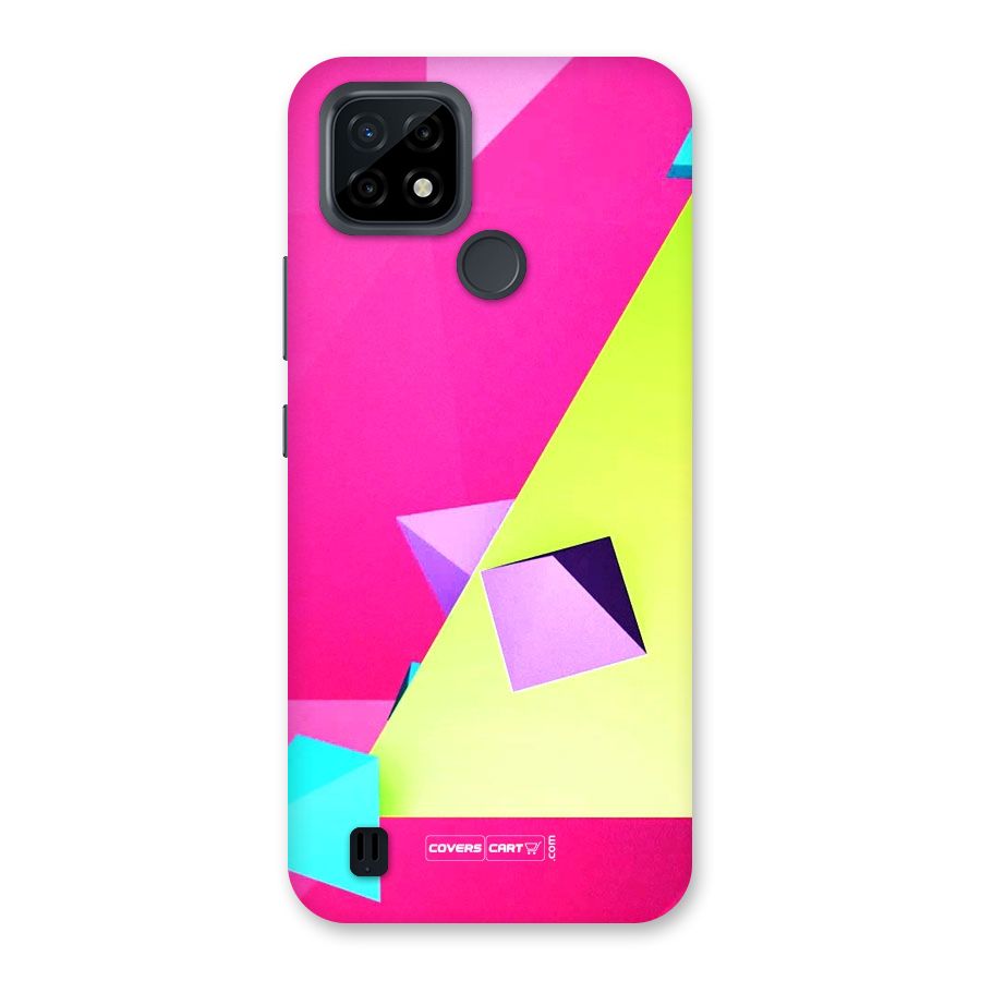 Motion Triangles Back Case for Realme C21