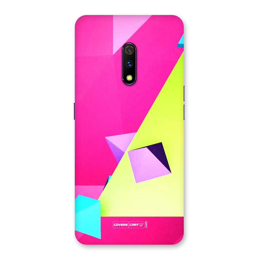 Motion Triangles Back Case for Realme X