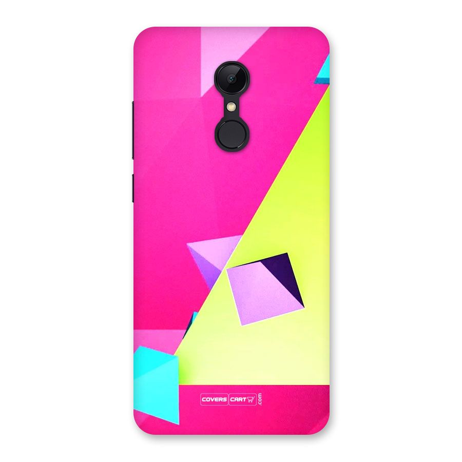 Motion Triangles Back Case for Redmi 5
