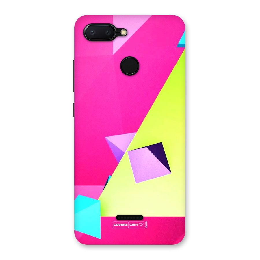 Motion Triangles Back Case for Redmi 6