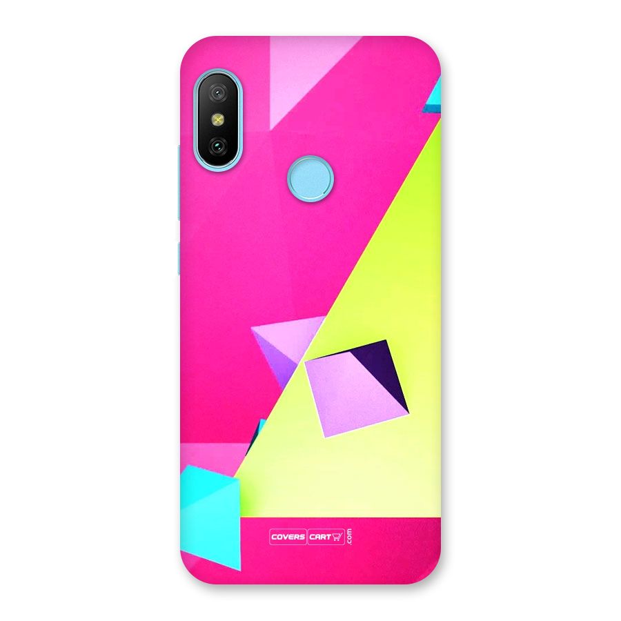 Motion Triangles Back Case for Redmi 6 Pro