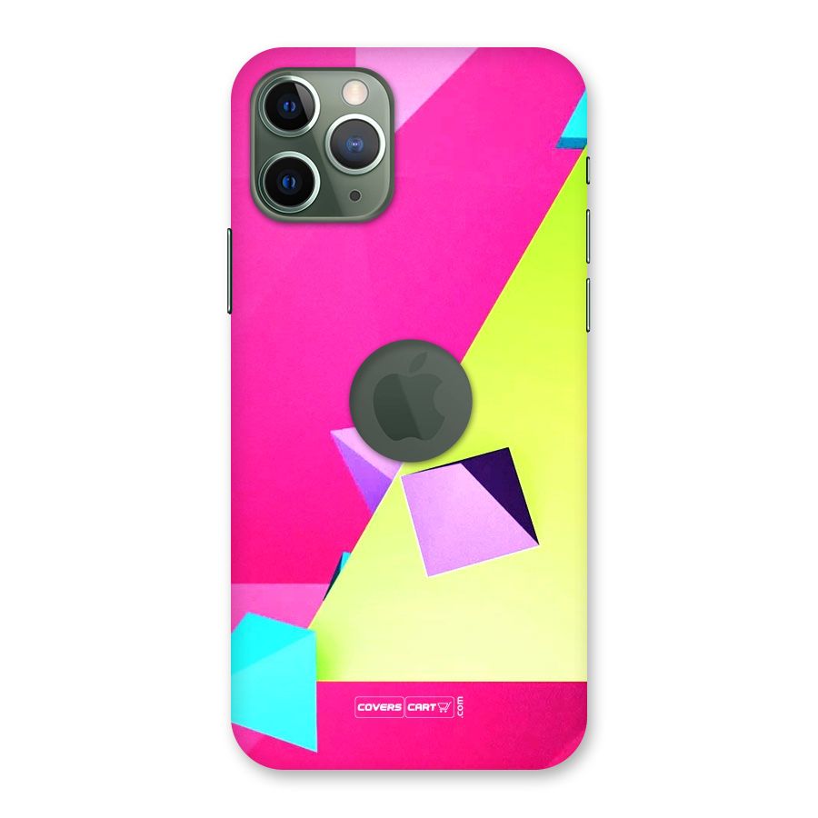 Motion Triangles Back Case for iPhone 11 Pro Logo  Cut