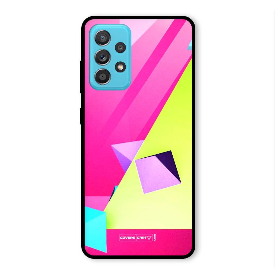 Motion Triangles Glass Back Case for Galaxy A52