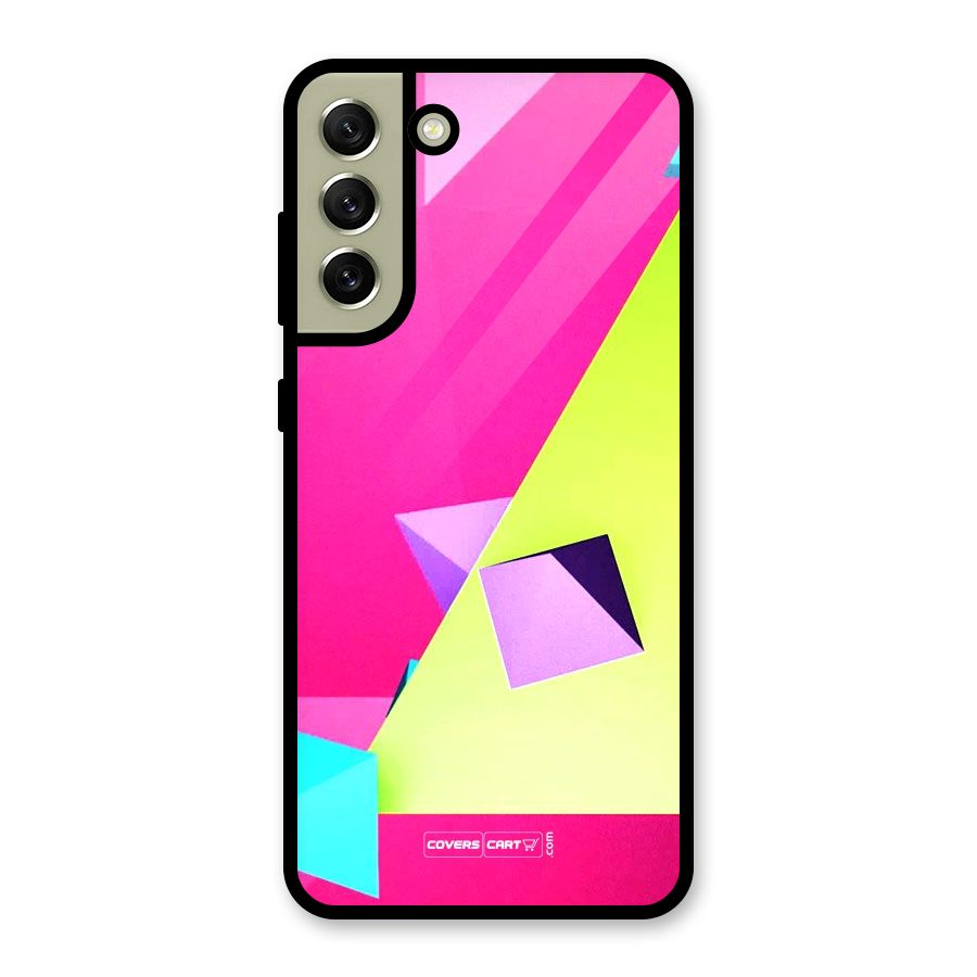 Motion Triangles Glass Back Case for Galaxy S21 FE 5G