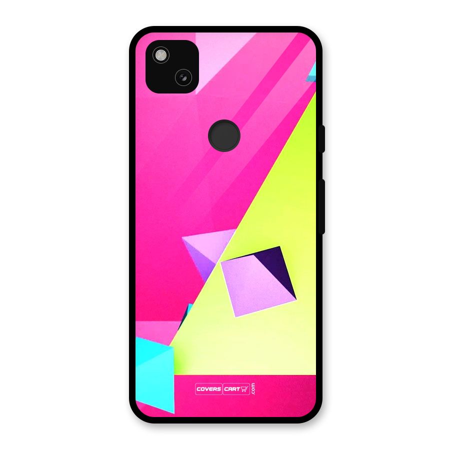 Motion Triangles Glass Back Case for Google Pixel 4a
