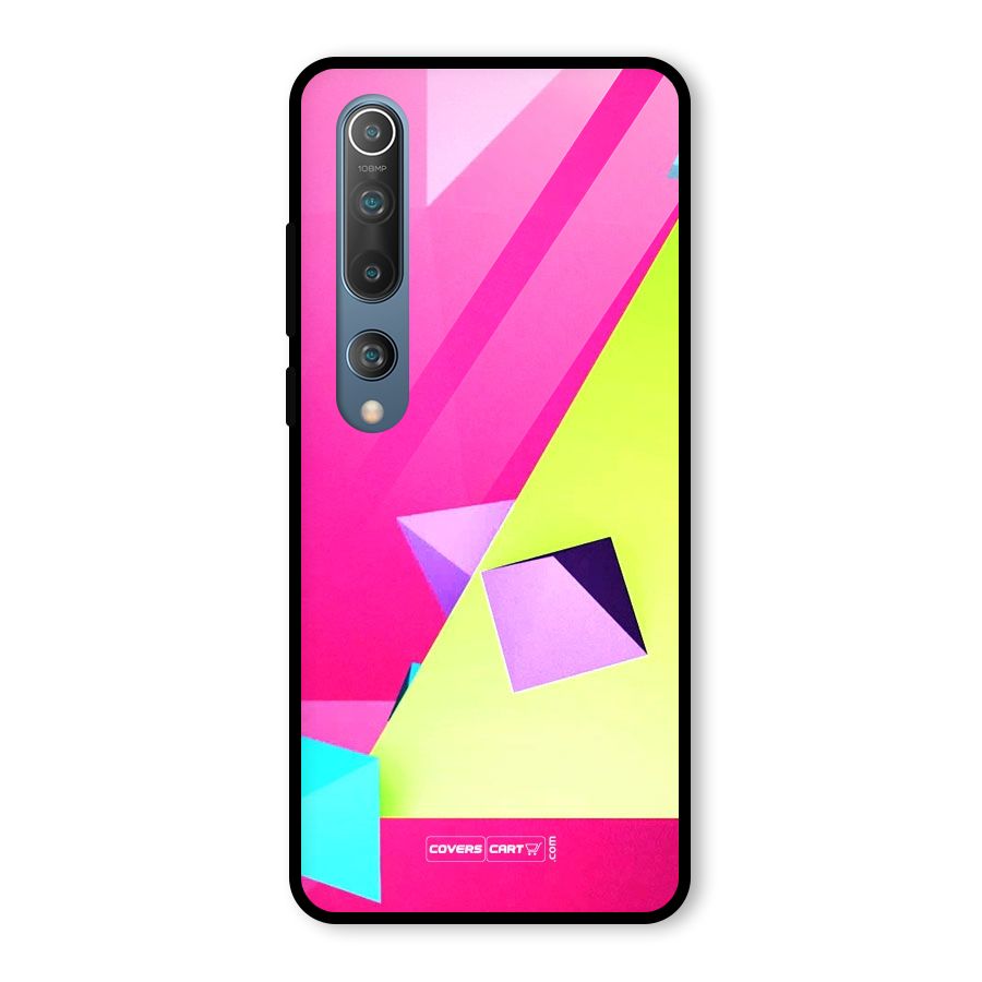 Motion Triangles Glass Back Case for Mi 10