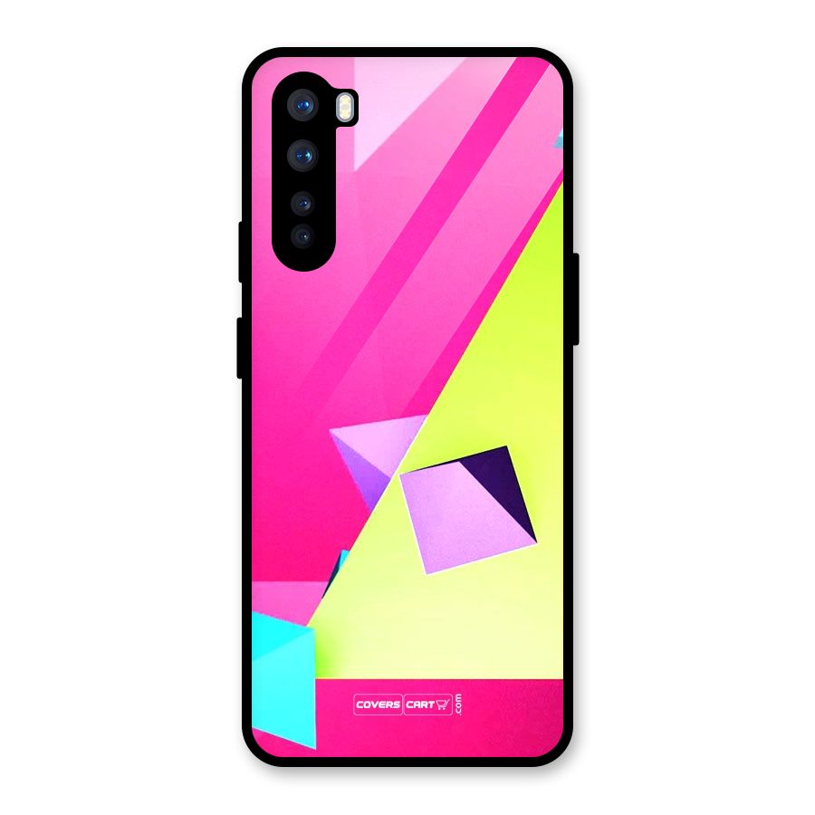 Motion Triangles Glass Back Case for OnePlus Nord