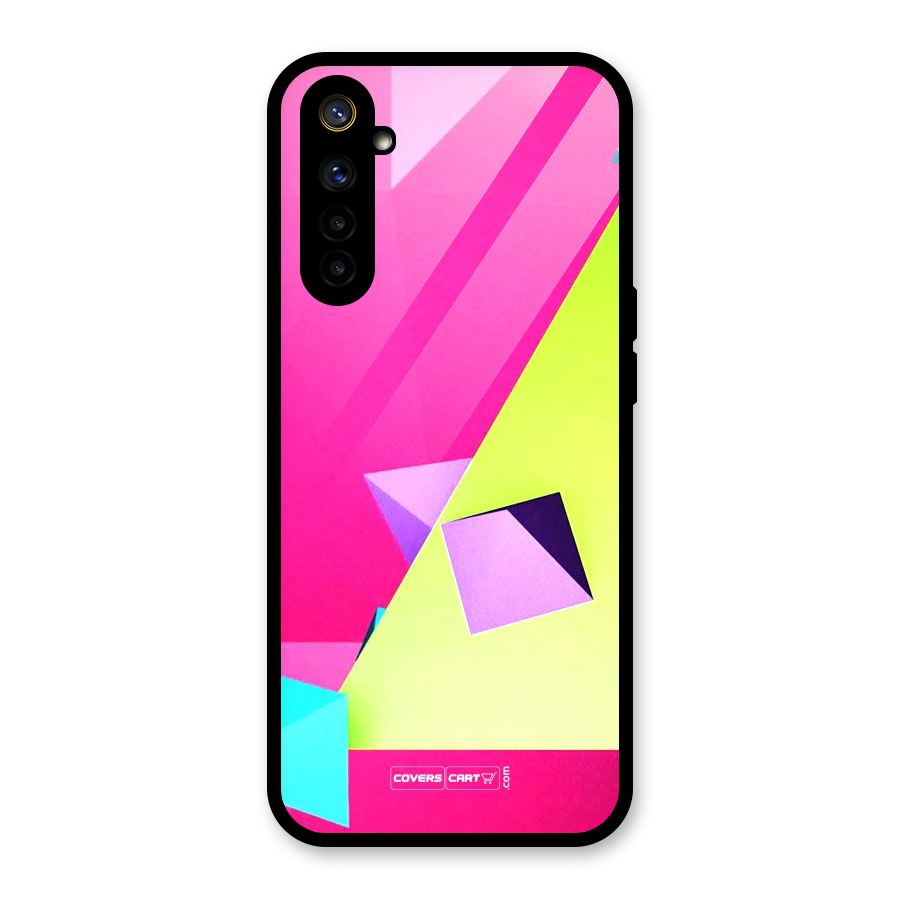 Motion Triangles Glass Back Case for Realme 6i