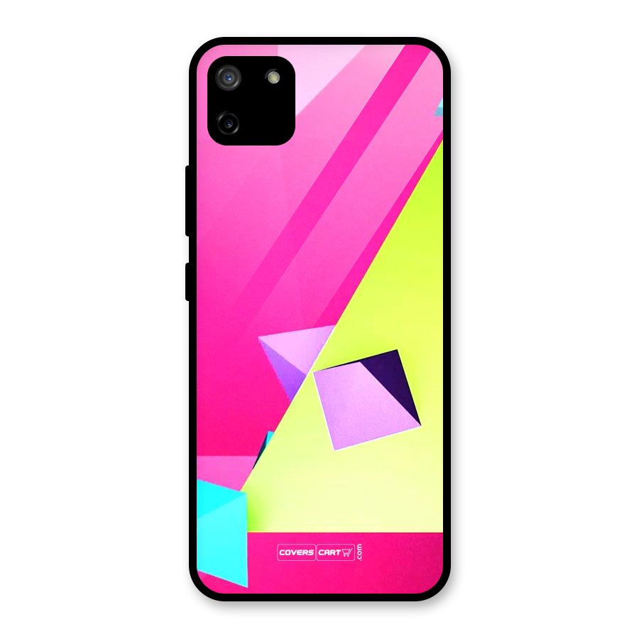 Motion Triangles Glass Back Case for Realme C11