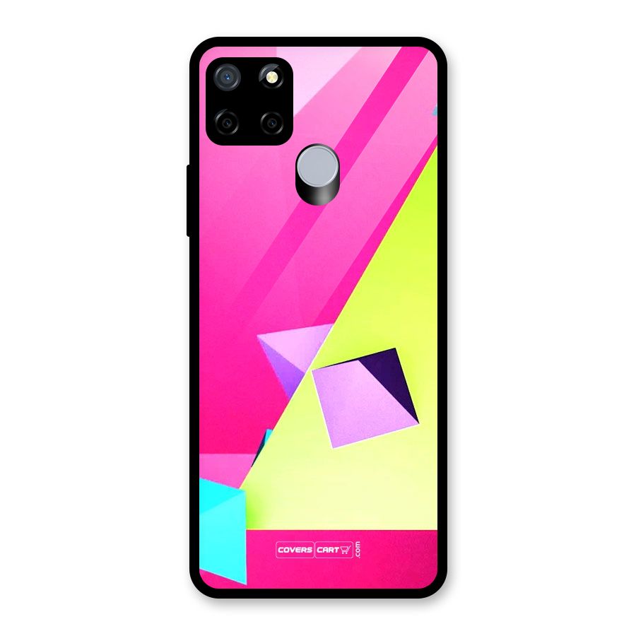 Motion Triangles Glass Back Case for Realme C12