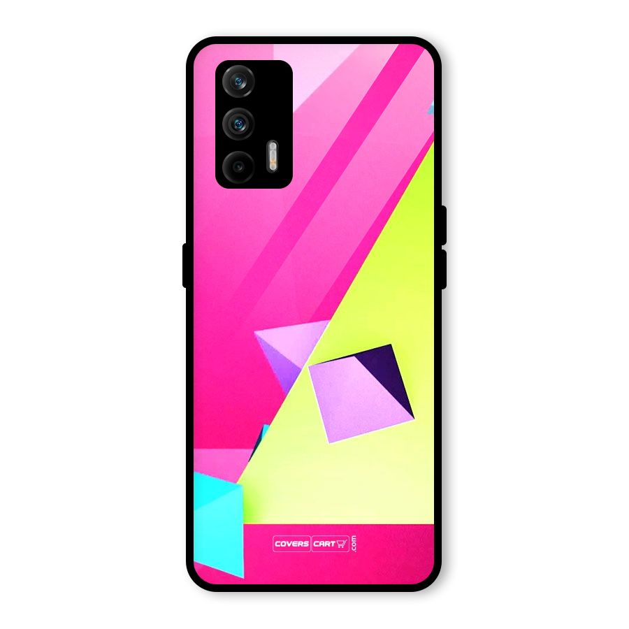 Motion Triangles Glass Back Case for Realme GT 5G