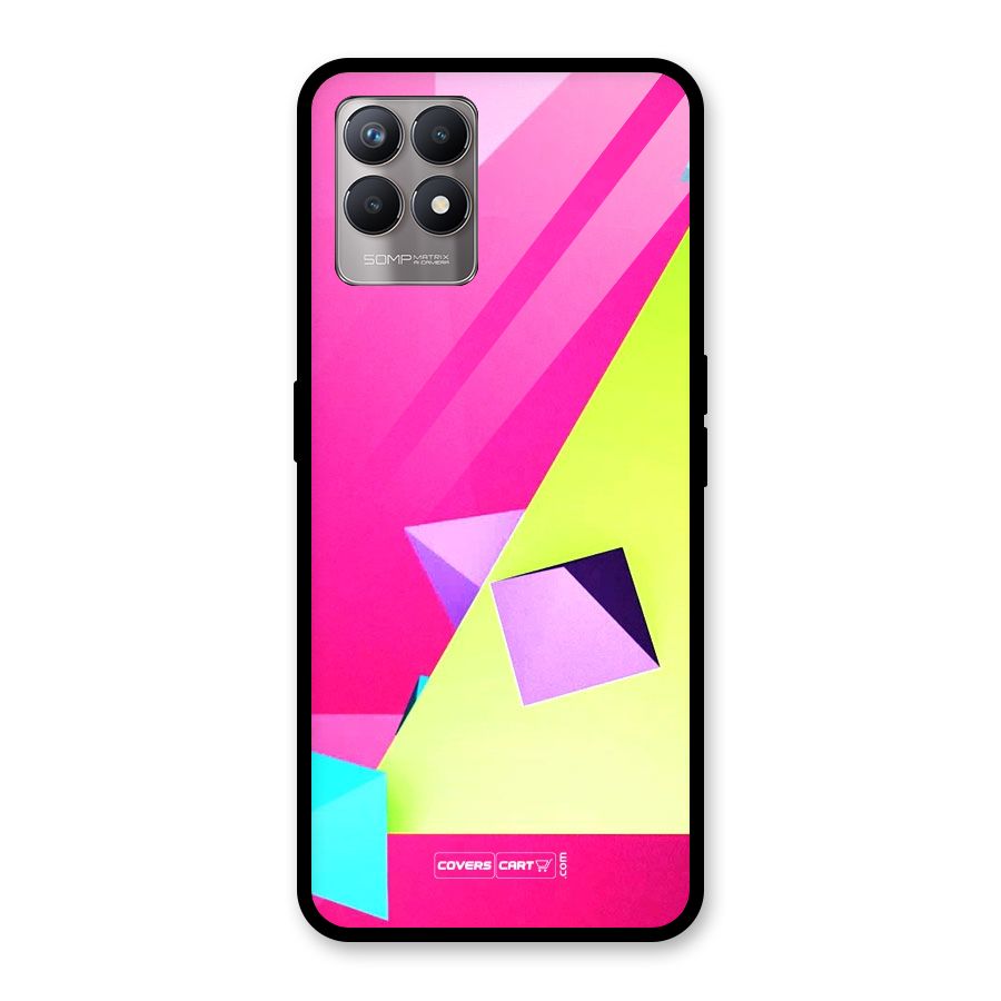 Motion Triangles Glass Back Case for Realme Narzo 50