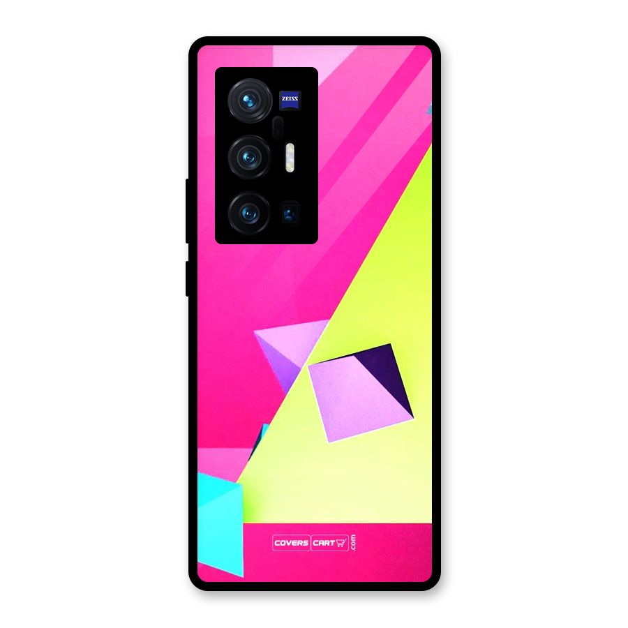 Motion Triangles Glass Back Case for Vivo X70 Pro Plus