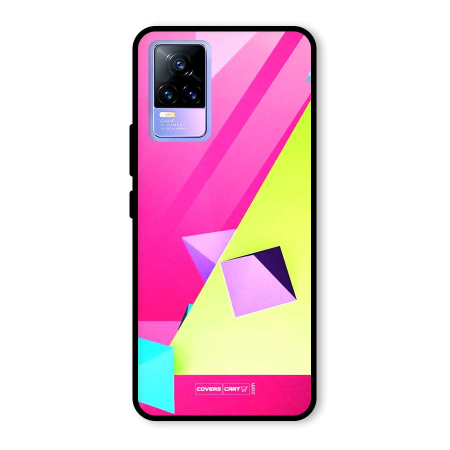 Motion Triangles Glass Back Case for Vivo Y73