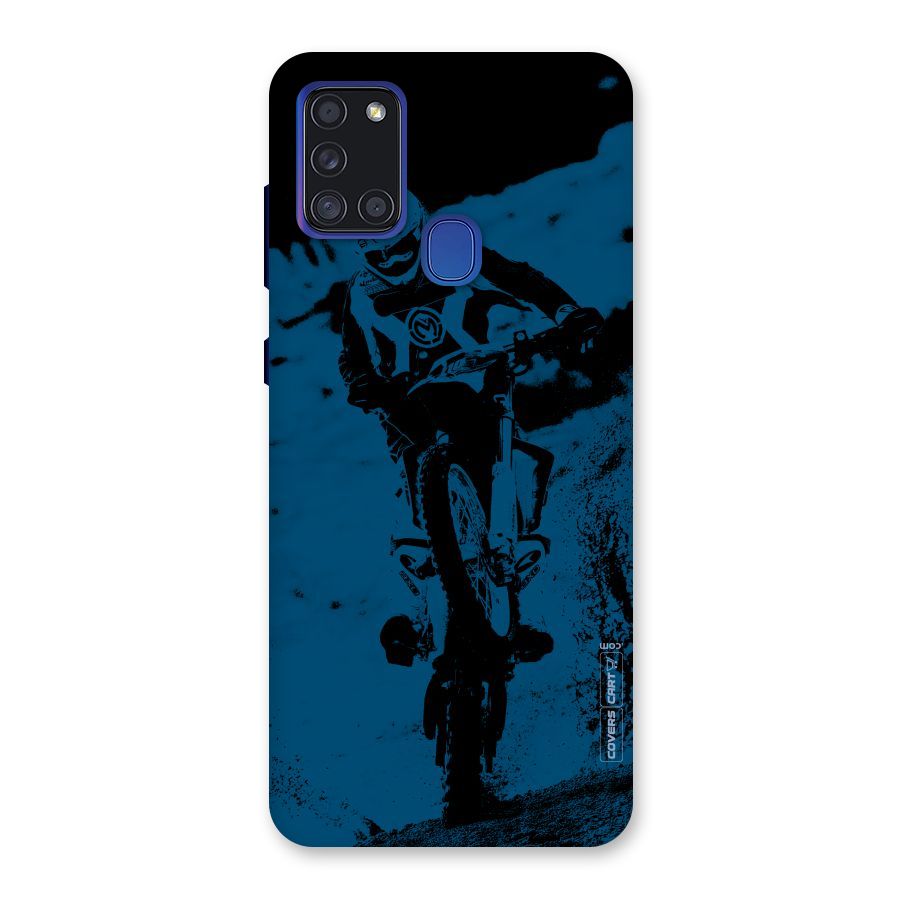 Moto Combat Back Case for Galaxy A21s