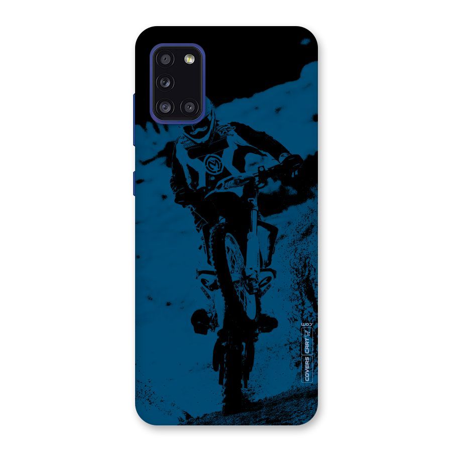 Moto Combat Back Case for Galaxy A31