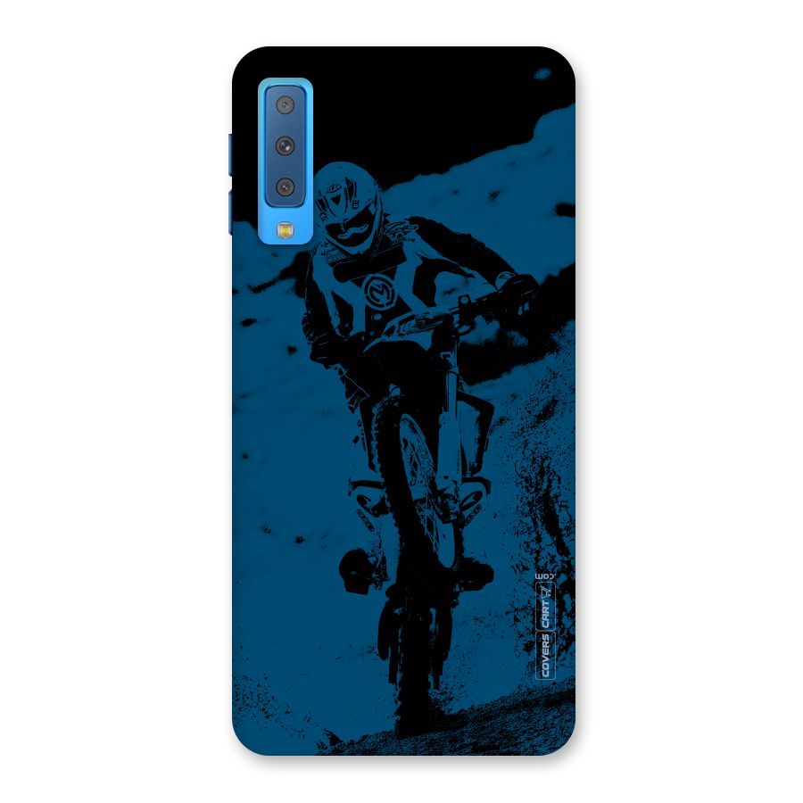 Moto Combat Back Case for Galaxy A7 (2018)