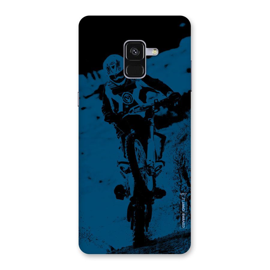 Moto Combat Back Case for Galaxy A8 Plus