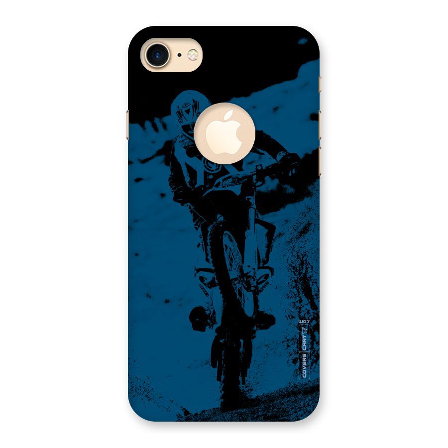 Moto Combat Back Case for iPhone 7 Logo Cut