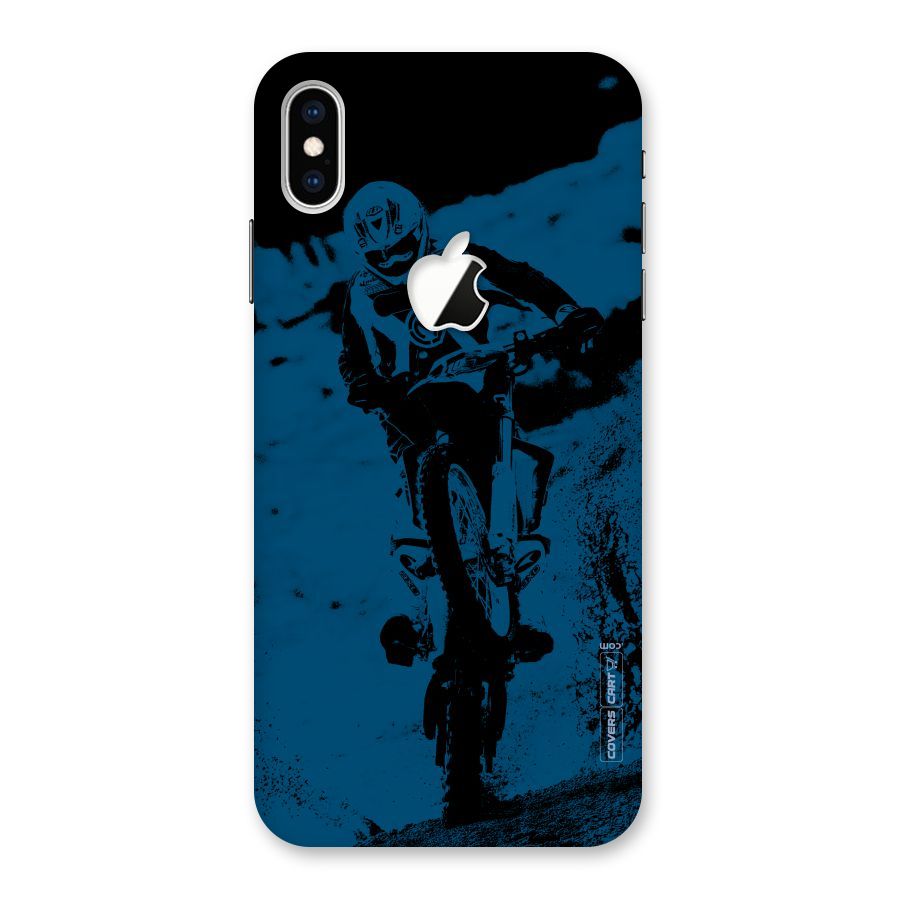 Moto Combat Back Case for iPhone XS Max Apple Cut
