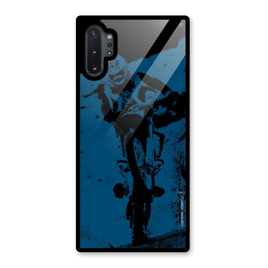 Moto Combat Glass Back Case for Galaxy Note 10 Plus