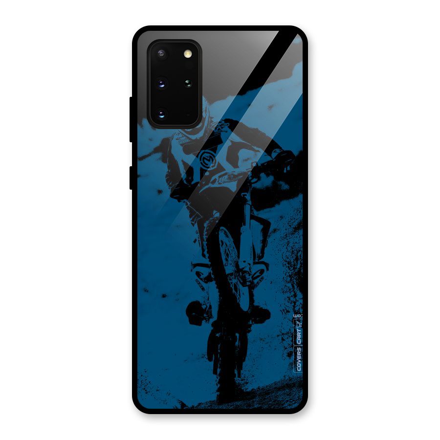 Moto Combat Glass Back Case for Galaxy S20 Plus