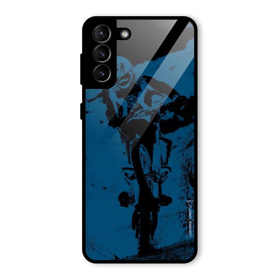Moto Combat Glass Back Case for Galaxy S21 Plus