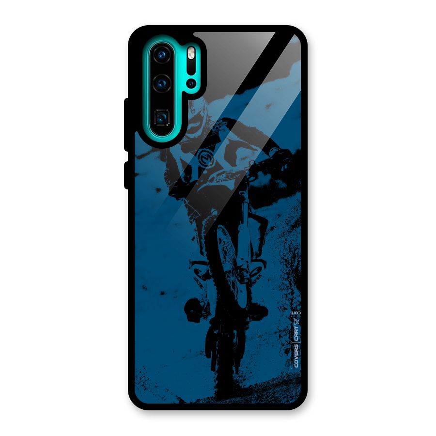 Moto Combat Glass Back Case for Huawei P30 Pro