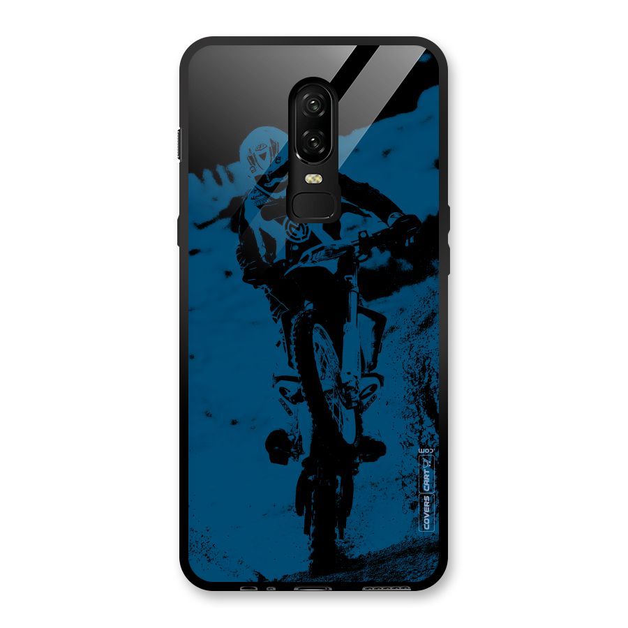 Moto Combat Glass Back Case for OnePlus 6