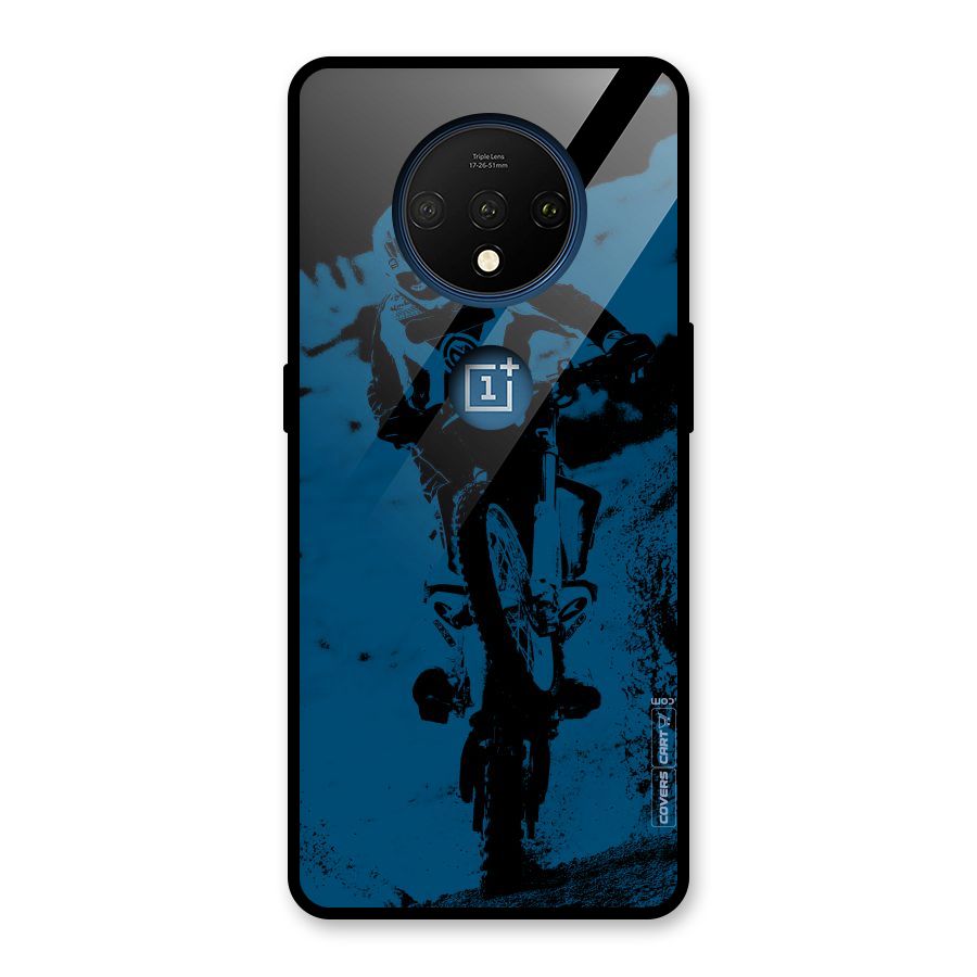 Moto Combat Glass Back Case for OnePlus 7T